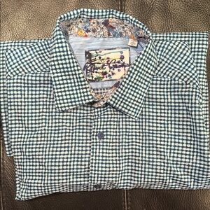 Men's Blue Checkered Shirt